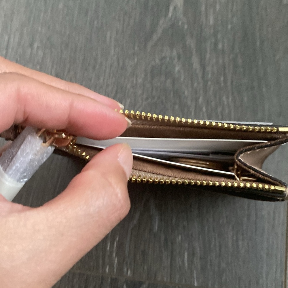 Coach Tan Card Holder Wallet - Picture 9 of 9